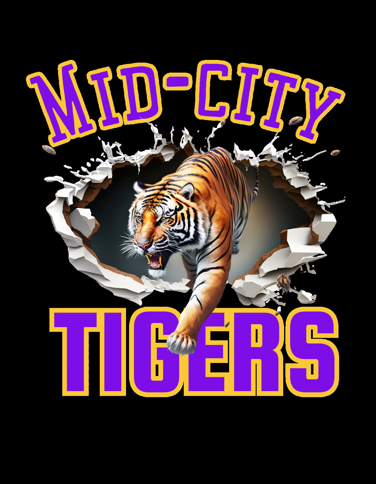 Mid-City Youth Athletic Association, Inc. Logo