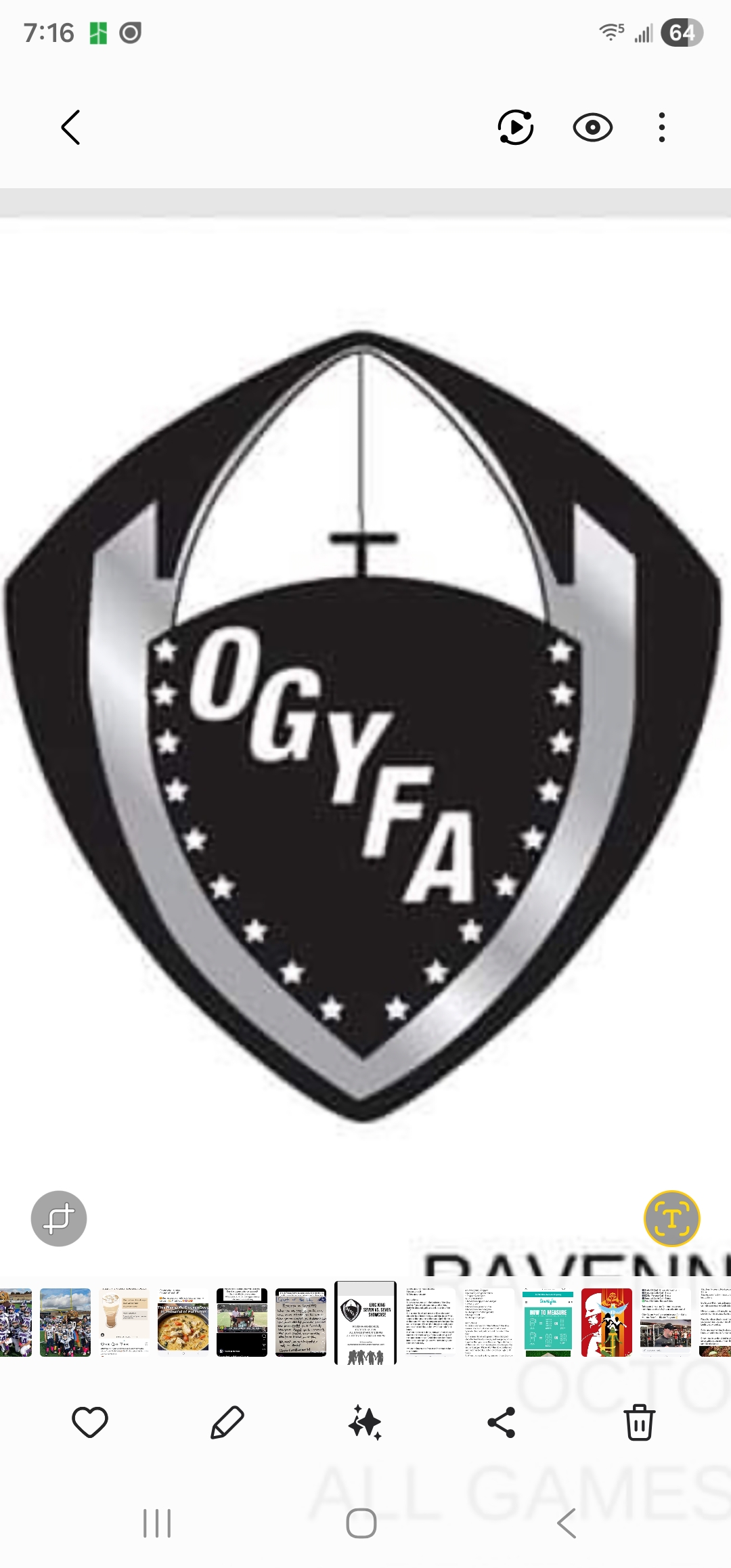 Ohio Gridiron Youth Football Association Logo