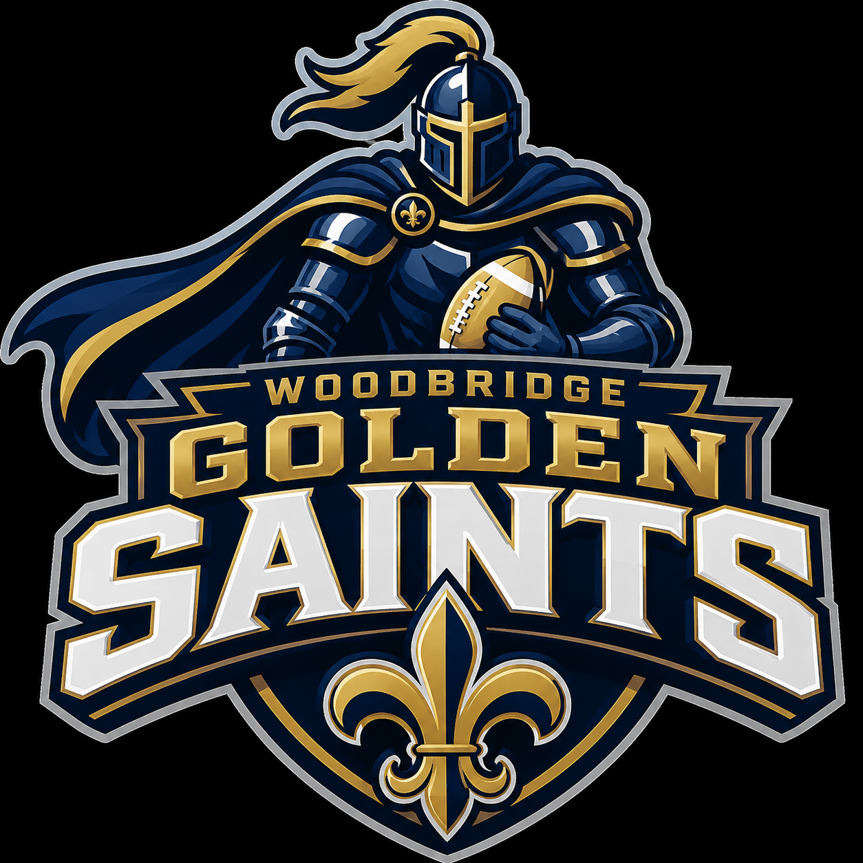 Woodbridge Golden Saints- NJSYFL Logo