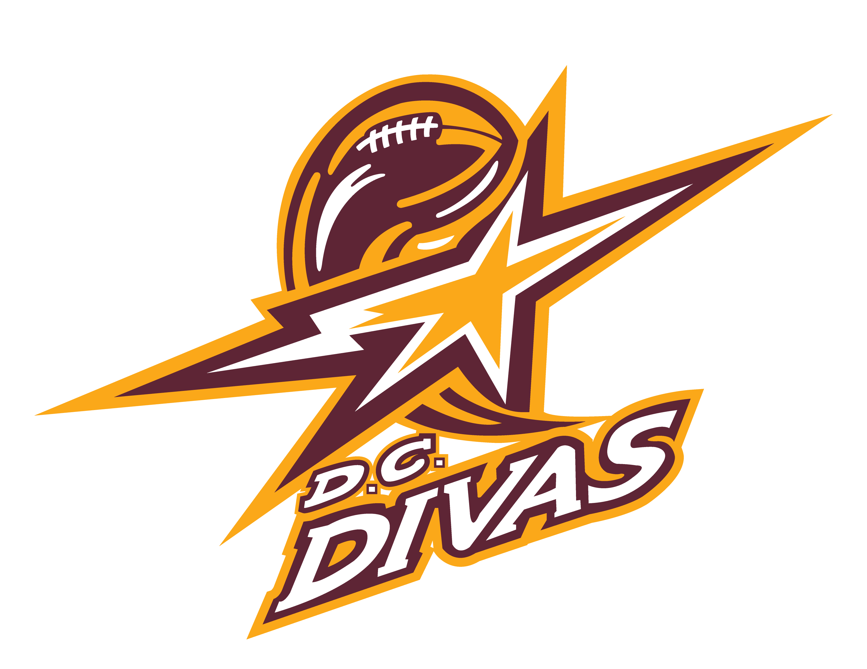D.C. Divas Women's Tackle Football Logo