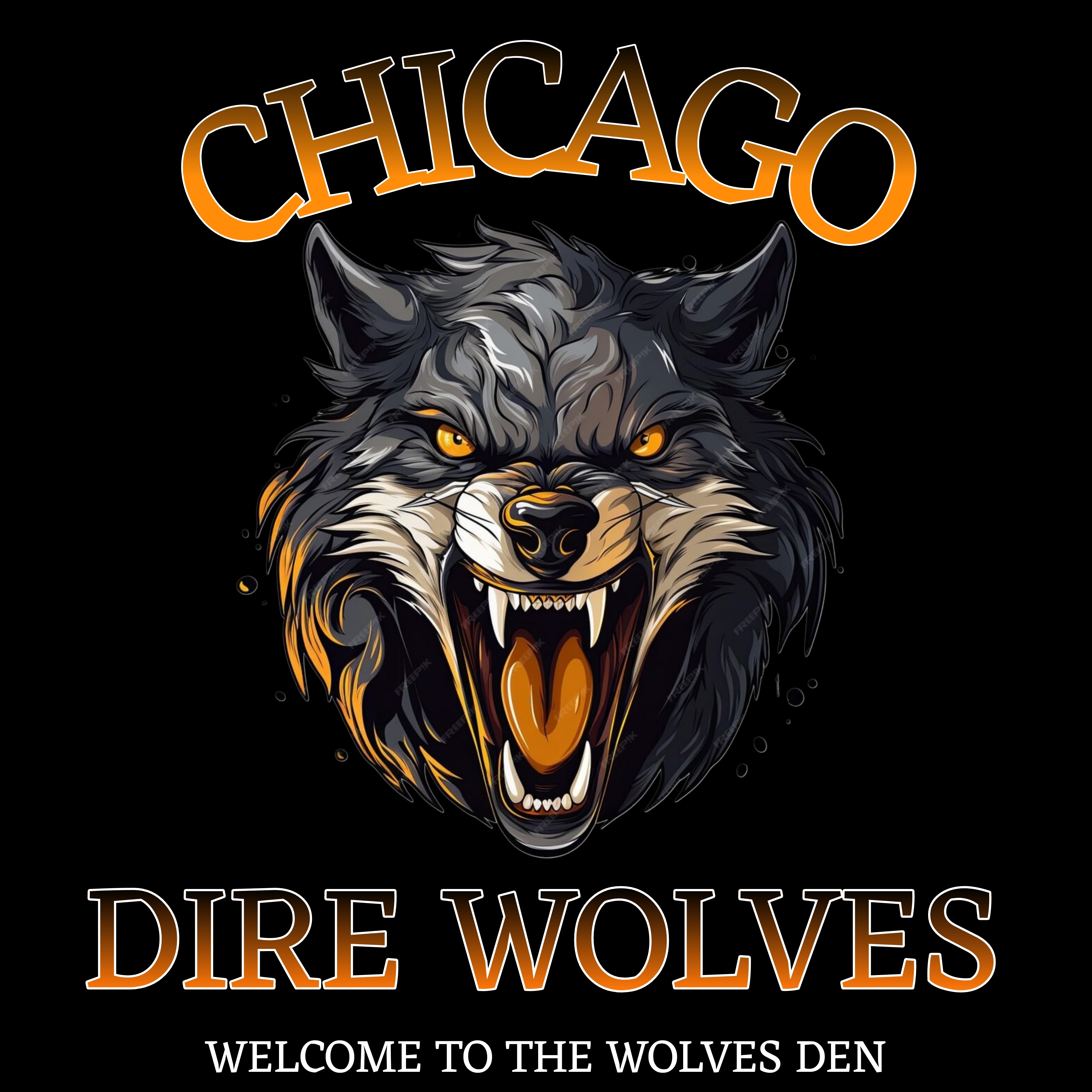 CHICAGO DIRE WOLVES Logo